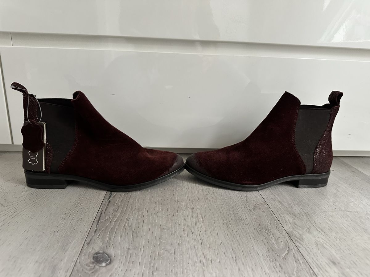 Damenschuhe: Leder Stiefeletten Grösse 36 – Neu (gemäss Beschreibung) aus Frick von Soleil4658