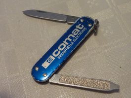 Vintage Sackmesser VICTORINOX 58 mm Alox blau comat Worb