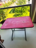 Biglia Gartentisch rot klappbar vintage