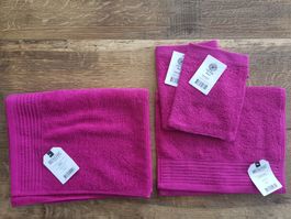 Handtuch / Gästehandtuch / 2 Waschlappen (100% Baumwolle)