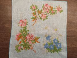 Taschentuch Motiv Blumen