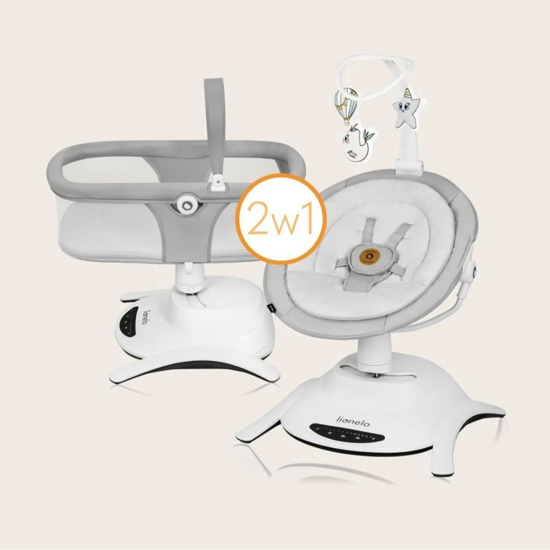 Lionelo Sdraiette & Sdraiette a dondolo: Lionelo Babyschaukel Bella 2 in 1 Set – Usato da Suhr venduto da fas1992 2