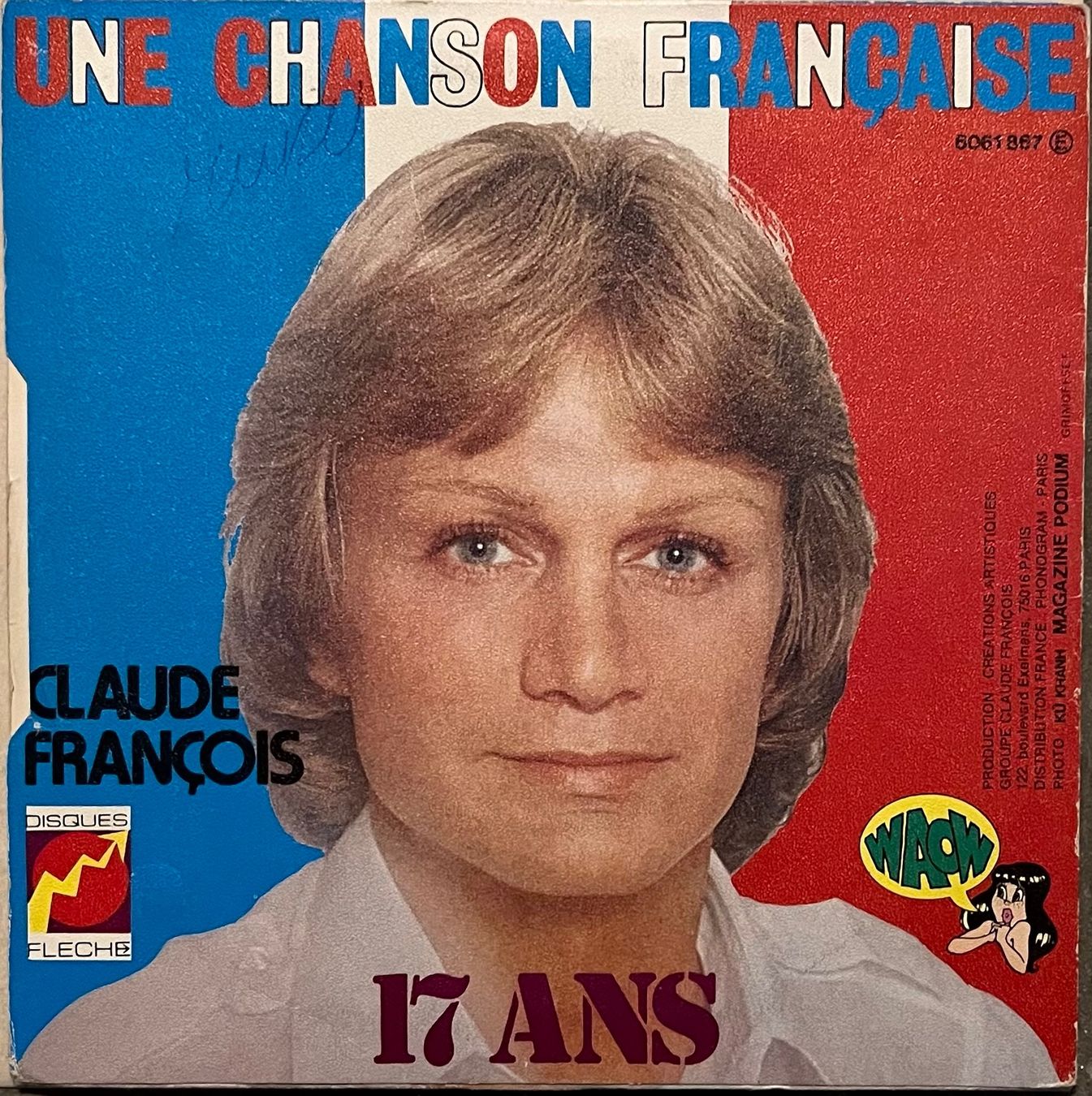 Vinyles: CLAUDE FRANÇOIS - 17 ANS – D'occasion à Bussigny par vinyl-pas-cher 1