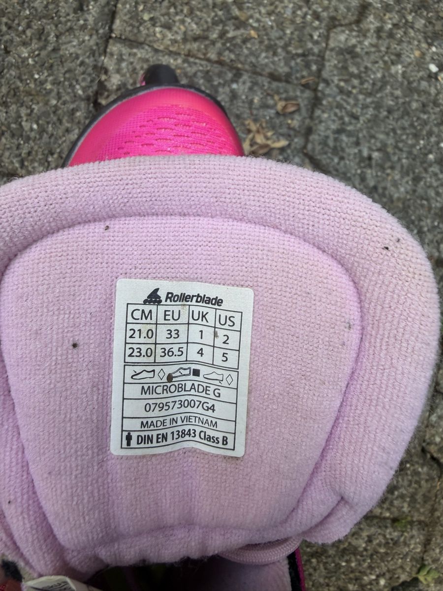 Inline-Skating & Rollschuhe: Inlineskates Rollerblade pink Grösse 33- 36,5 Kinder – Gebraucht aus Bachs von yvesv01 1