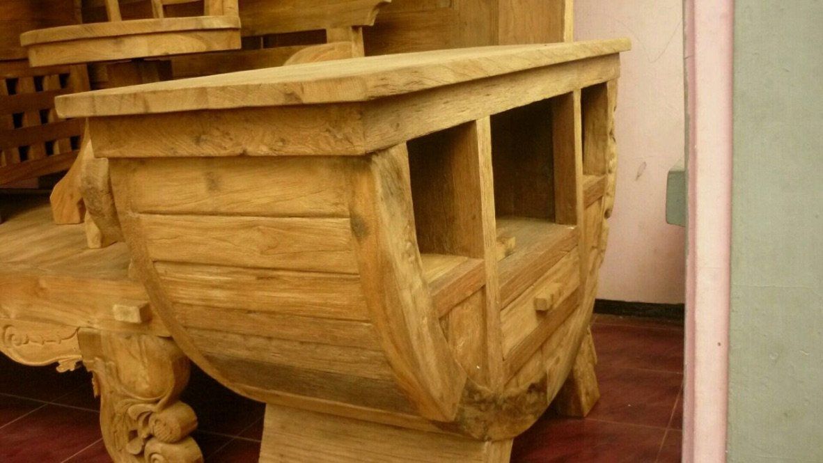 Cassettiere: Sideboard Teakholz Kommode Buffet Küchenschrank Esszimmer – Nuovo e nell'imballaggio originale da Daisendorf venduto da Wohn-Kult 6