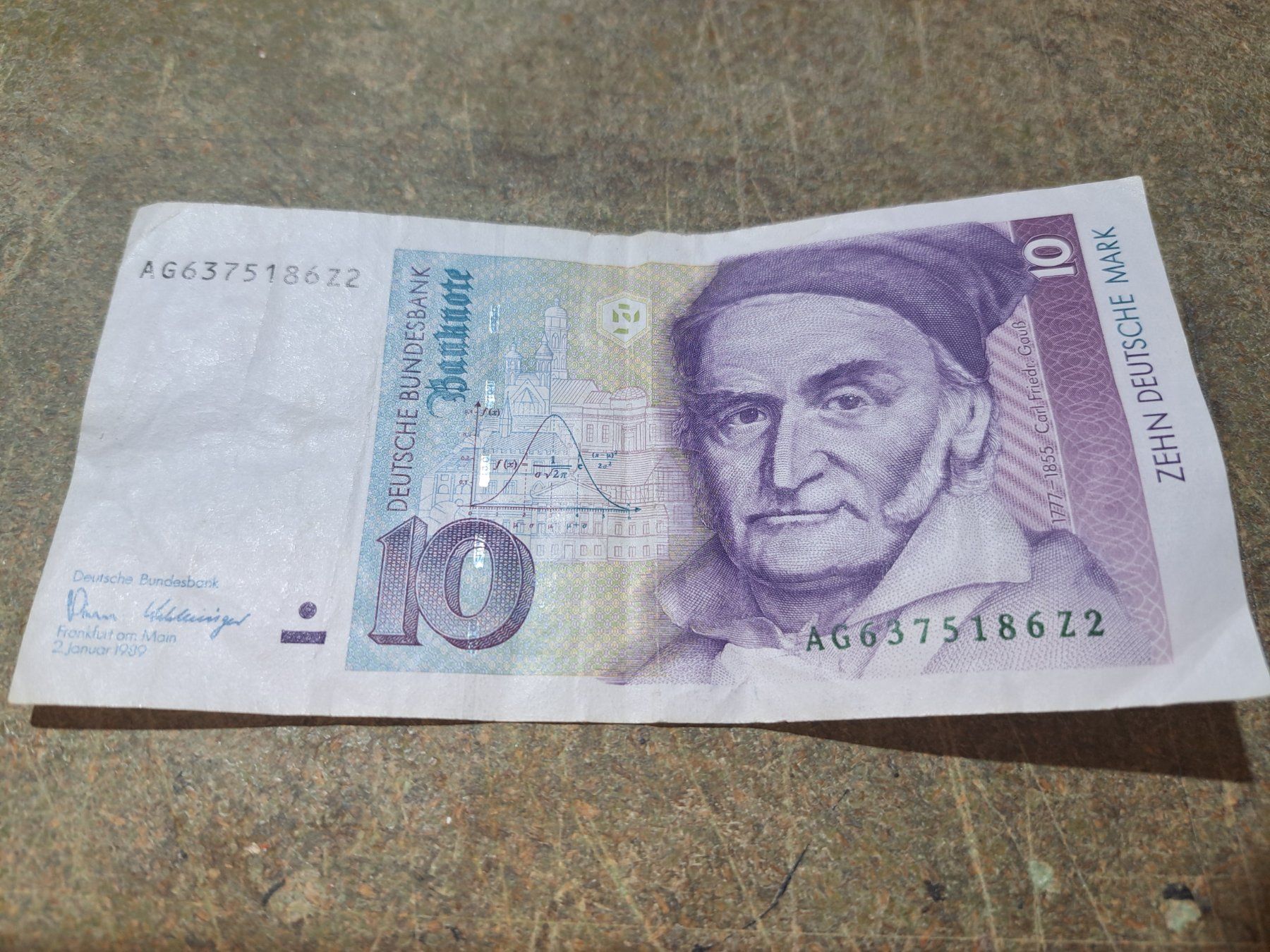 Banconote: 10 deutsche Mark – Usato da Sarmenstorf venduto da veivel67