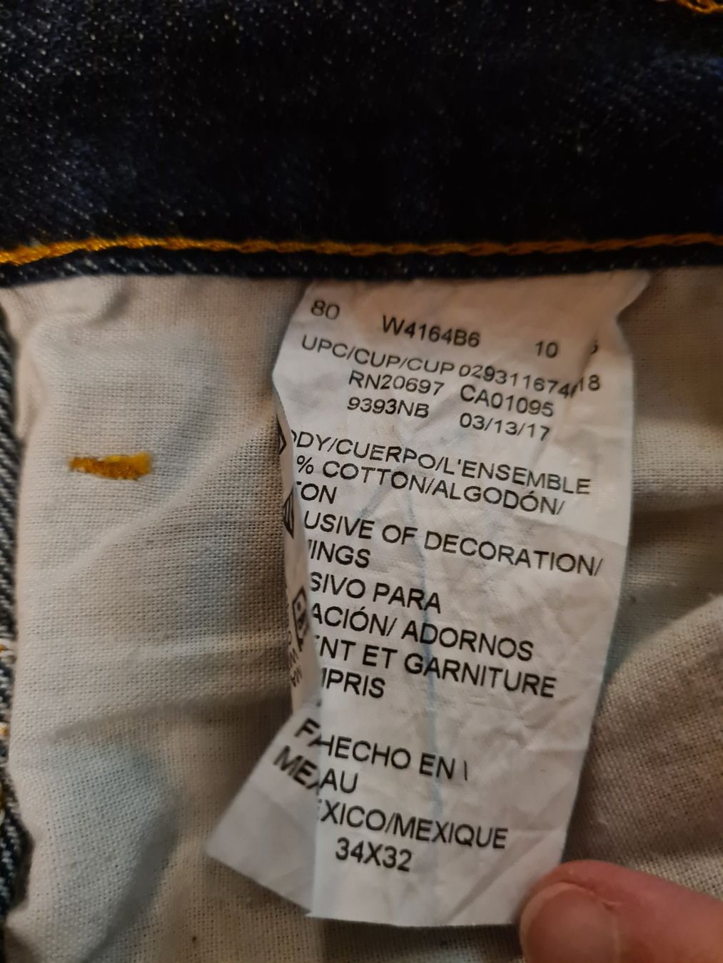 Jeans: Dickies Work Jeans, Grösse 34/32, Regular Fit – Usato da Ruswil venduto da LeaK02 3