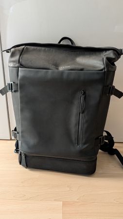 Rucksack KAPTEN & SON Helsinki Pro All Black (gebraucht)