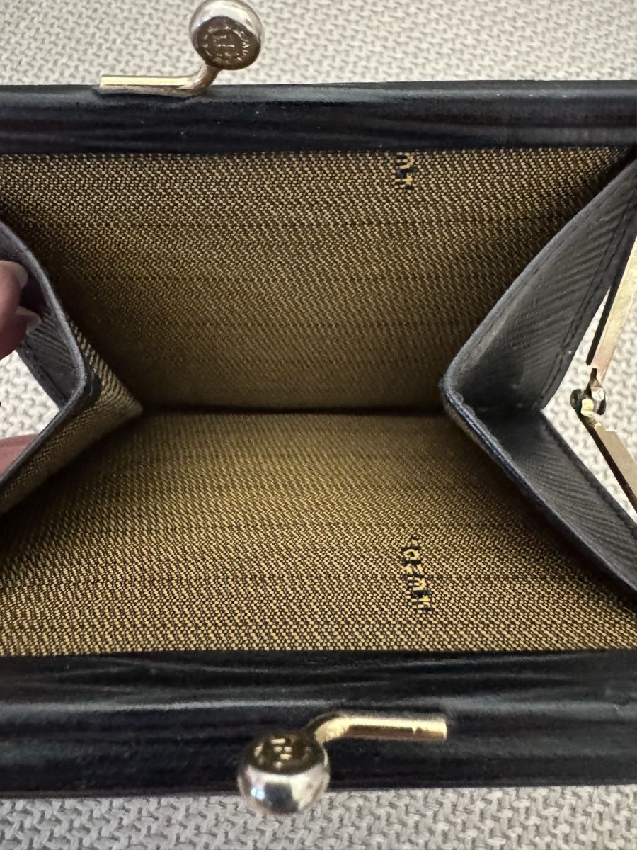 Fendi Portamonete: Fendi wallet leather black – Usato da Rüschlikon venduto da luc_q2tl 1