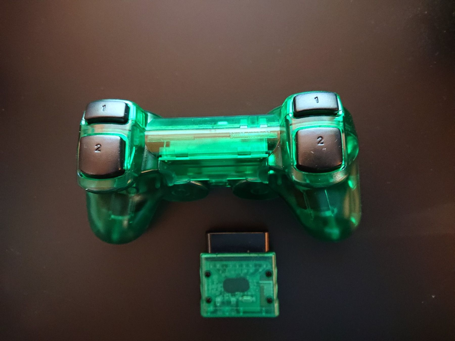 Controller: NEU - Playstation 2 PS2 - Wireless Controller - Grün Green – Neu und originalverpackt aus Liestal von  2