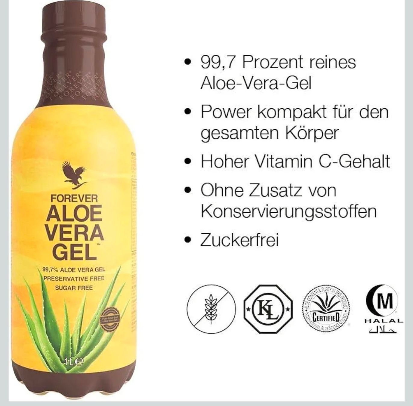 Cibi & Specialità: Forever Aloe Vera Gel – Nuovo e nell'imballaggio originale da Baar venduto da AloeLove 1