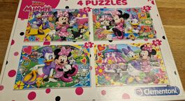 4  Minnie Mouse Puzzles (2x20 /2x60 Teile)