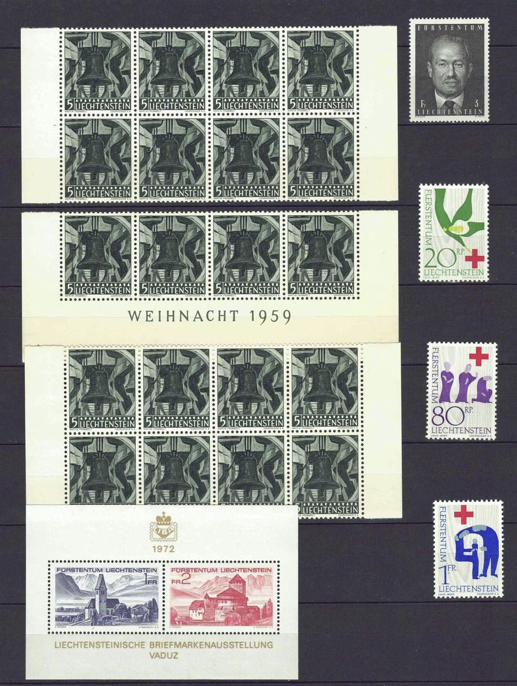 Tous les timbres: FL kl Restlos Bogenteile usw postfr** – D'occasion à Basel par Pfefferschootte 1