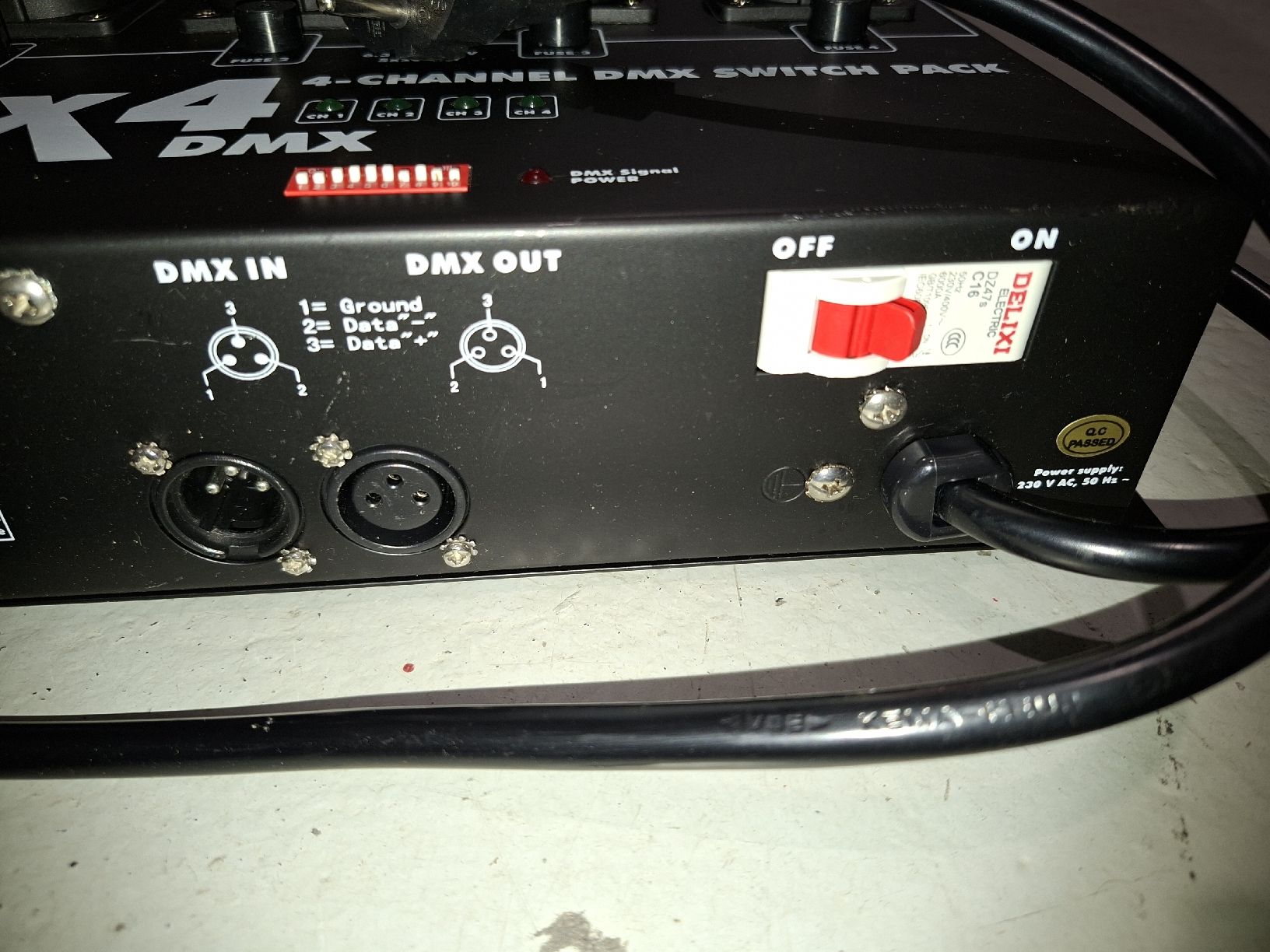 Sistema di controllo: Eurolite ERX4 DMX Switch Pack 4-Kanal Lichttechnik – Usato da Chur venduto da 80808080 3