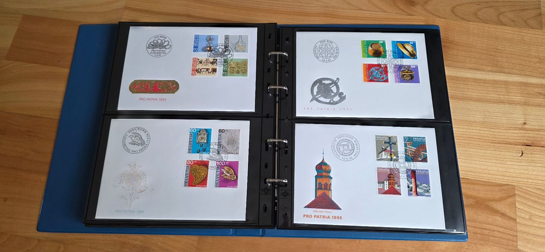 Alle Briefmarken: Briefmarken Pro Patria 1936 - 2014 – Gebraucht aus Wettswil von Schnuebe 5