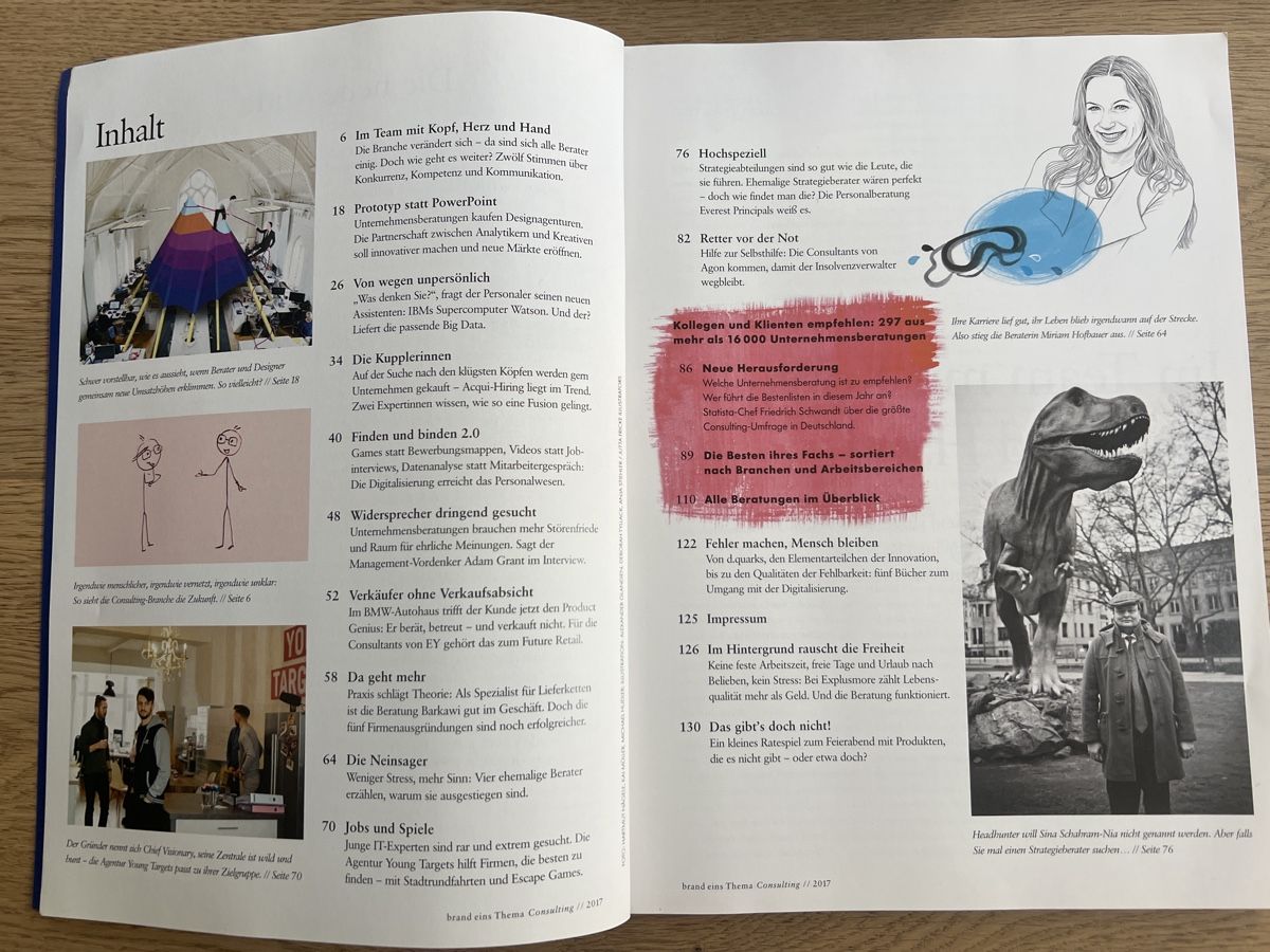 Zeitschriften & Magazine: 4 x Brand eins Magazine 2017-2018 – Gebraucht aus Oensingen von SchickeDame 2