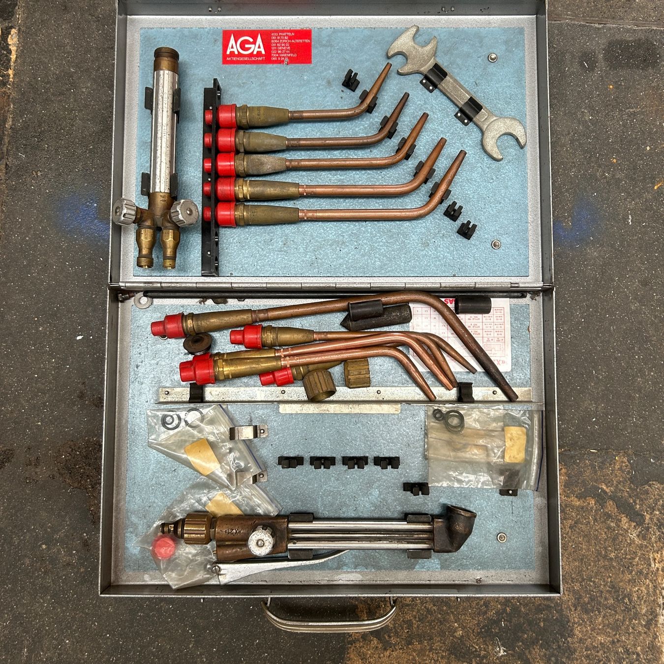 Aga Löten & Schweissen: AGA Autogen Brenner und Schneider Set – Gebraucht aus Untersiggenthal von sinamoll