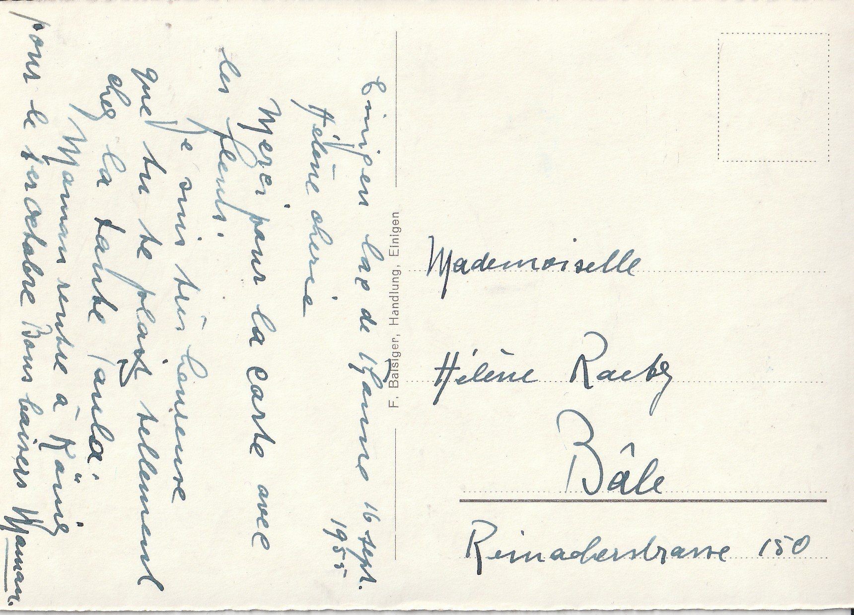Cartoline postali: Einigen am Thunersee – Usato da Lumbrein venduto da made02 1