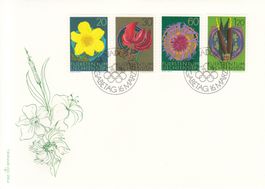 LBK 493 - 496 FDC
