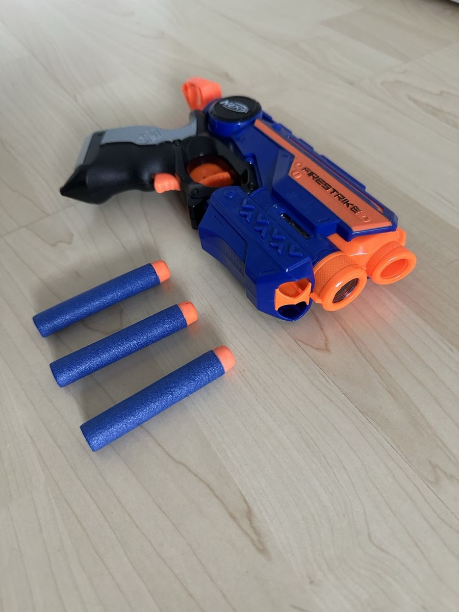 Giocattoli: Pistola Nerf Firestrike con dardi e laser – Nuovo (secondo la descrizione) da Losone venduto da Lucajar 1