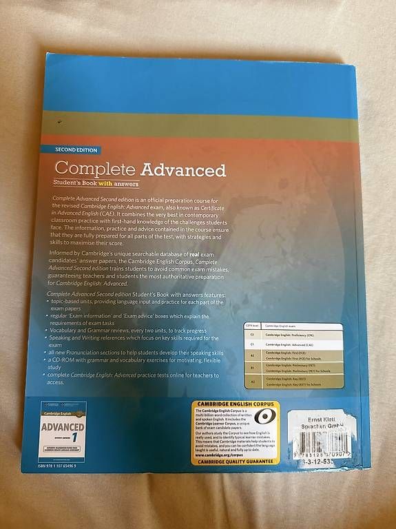 Bücher: Complete Advanced Cambridge English – Gebraucht aus Sarnen von ale_7ph7 1