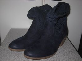 Stiefelette dunkelblau Graceland Grösse 38 NEU!