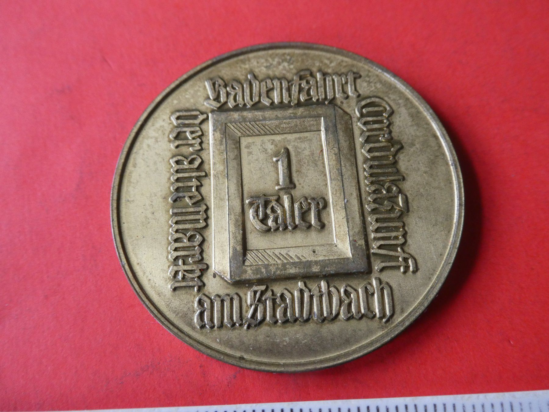 Medaglie: Medaille Badenfahrt 1982, 1 Taler – Usato da Hinterforst venduto da Rohusri 1