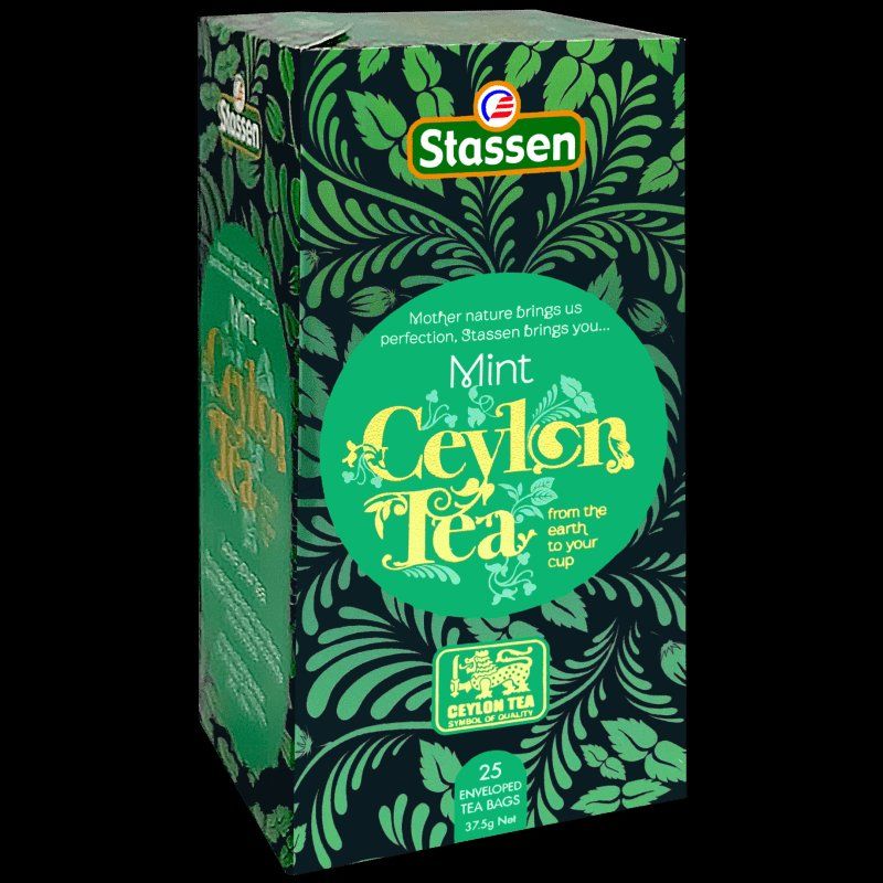 Cibi & Specialità: Stassen - Mint Black Tea - Gastro-Teebeutel – Nuovo e nell'imballaggio originale da Gampelen venduto da Geschenkxy