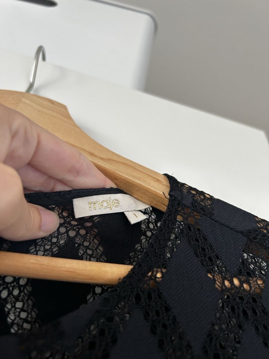Maje Kleider: Maje Etuikleid 34 schwarz/navy  – Gebraucht aus Zürich von cos_b629 3
