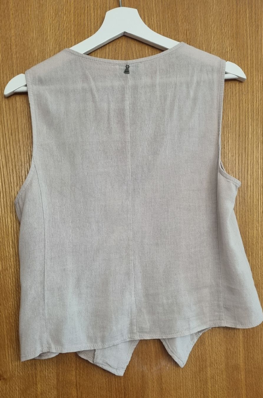 Gilets & Westen: Diff! Romantische Leinenweste, Gr S, Neu!  – Neu (gemäss Beschreibung) aus Oftringen von MalousAllerlei 4
