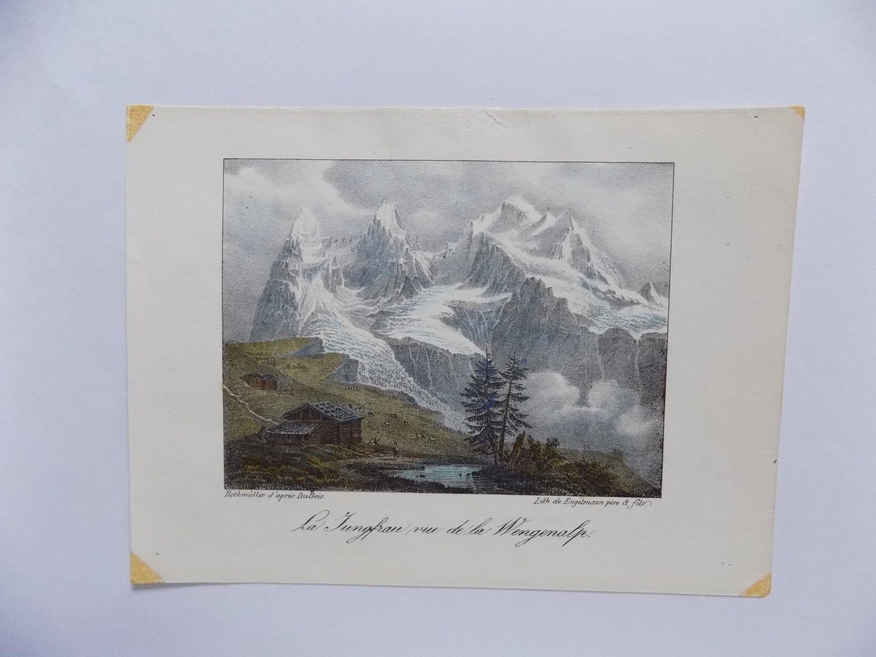 Gravures: Jungfrau koloriert – D'occasion à Risch par Antikfee