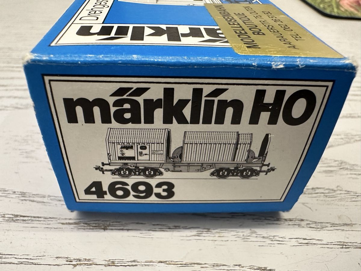 Märklin Modellini di ferrovie: Märklin 4693 DB Telekophaubenwagen – Usato da Lupsingen venduto da New-Haven 3