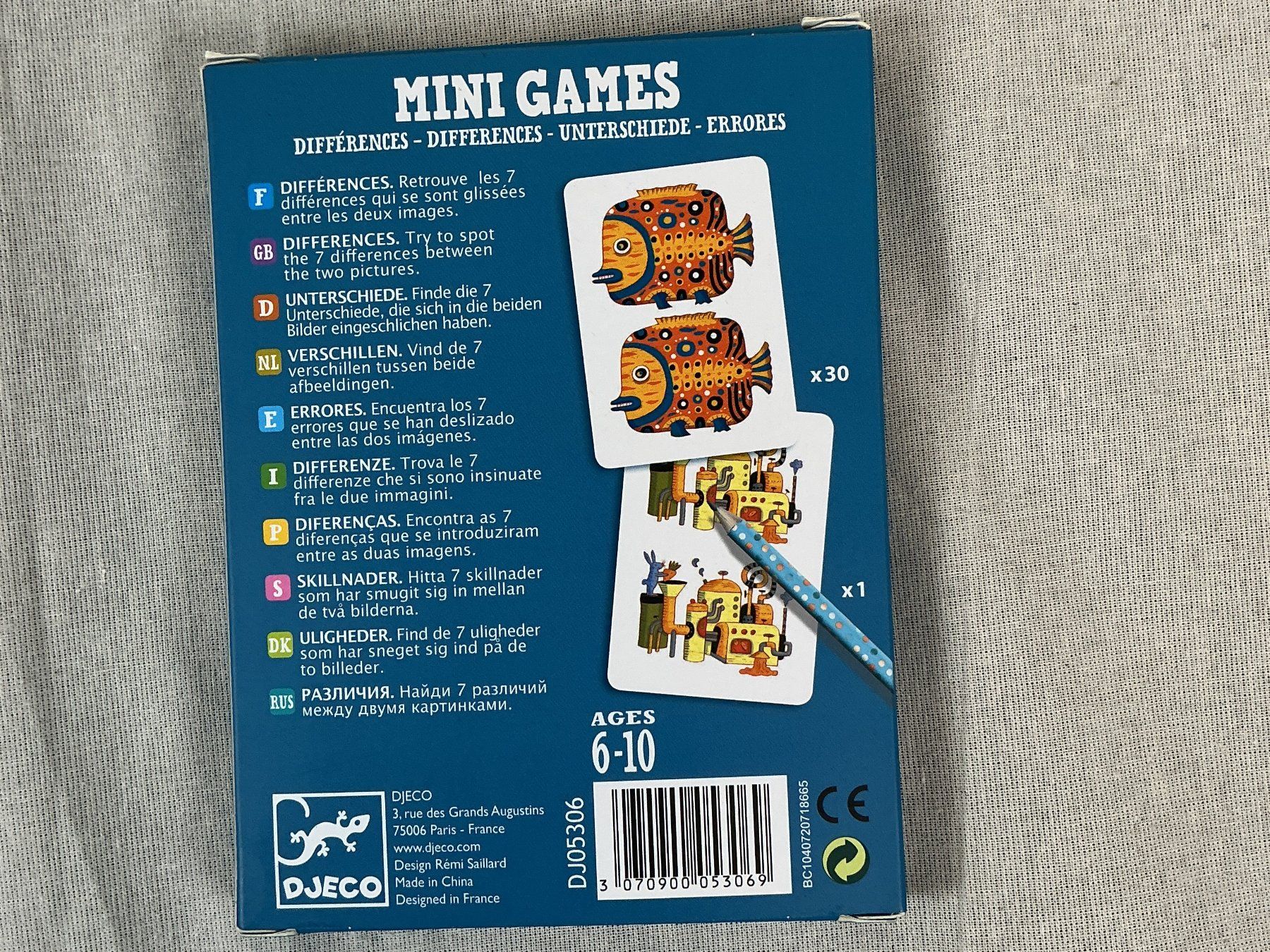 Djeco Jeux: DJECO Mini Games "Unterschiede" – D'occasion à Richterswil par Restwert_Richterswil 5