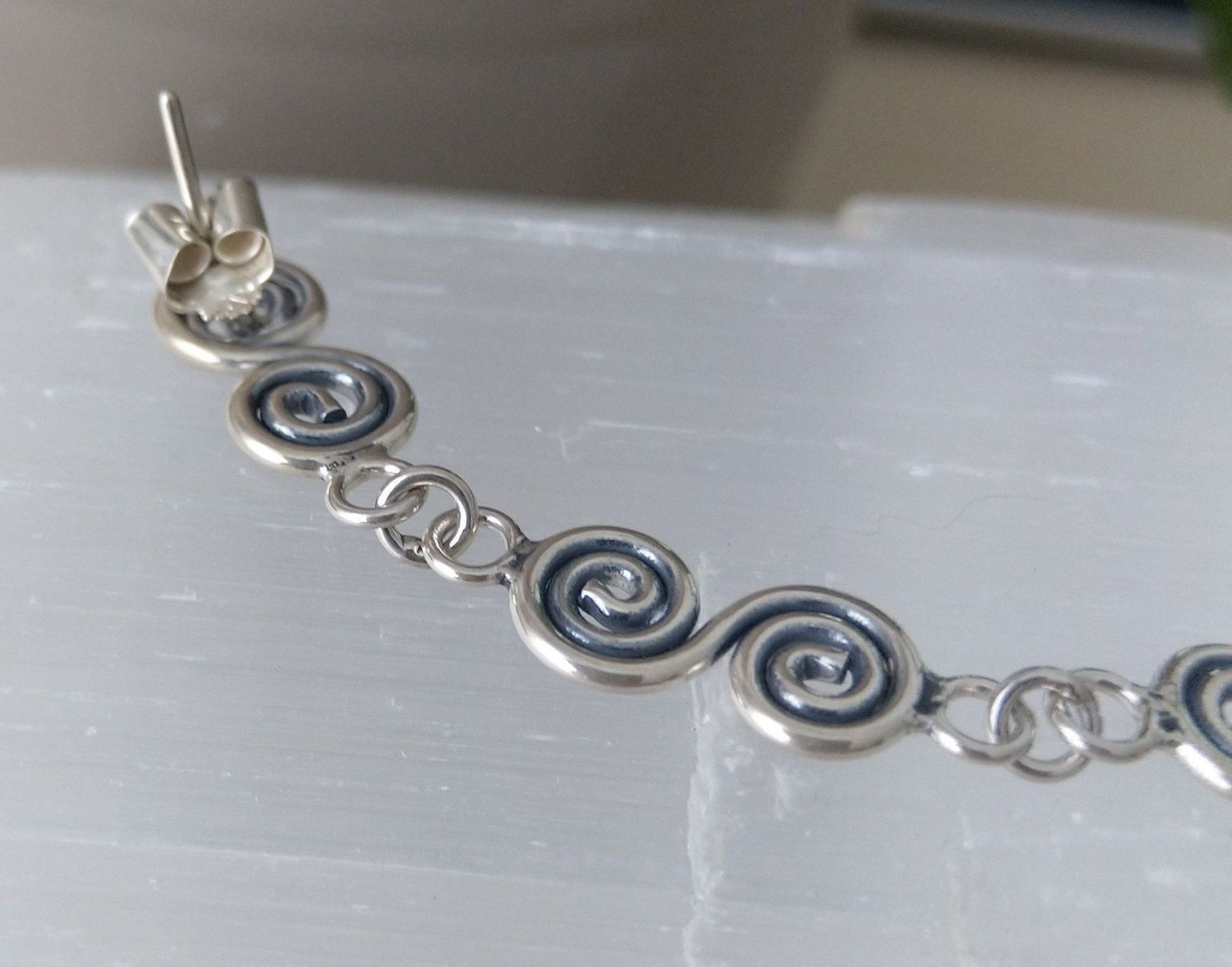 Orecchini pendenti & Orecchini a lobo: LANGE OHRRINGE IN 925 SILBER – Usato da Romanshorn venduto da BoutiqueA 2