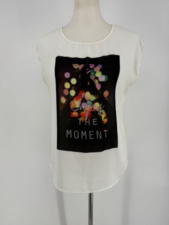 Shirt mitvPrint "Enjoy the moment" Gr. M
