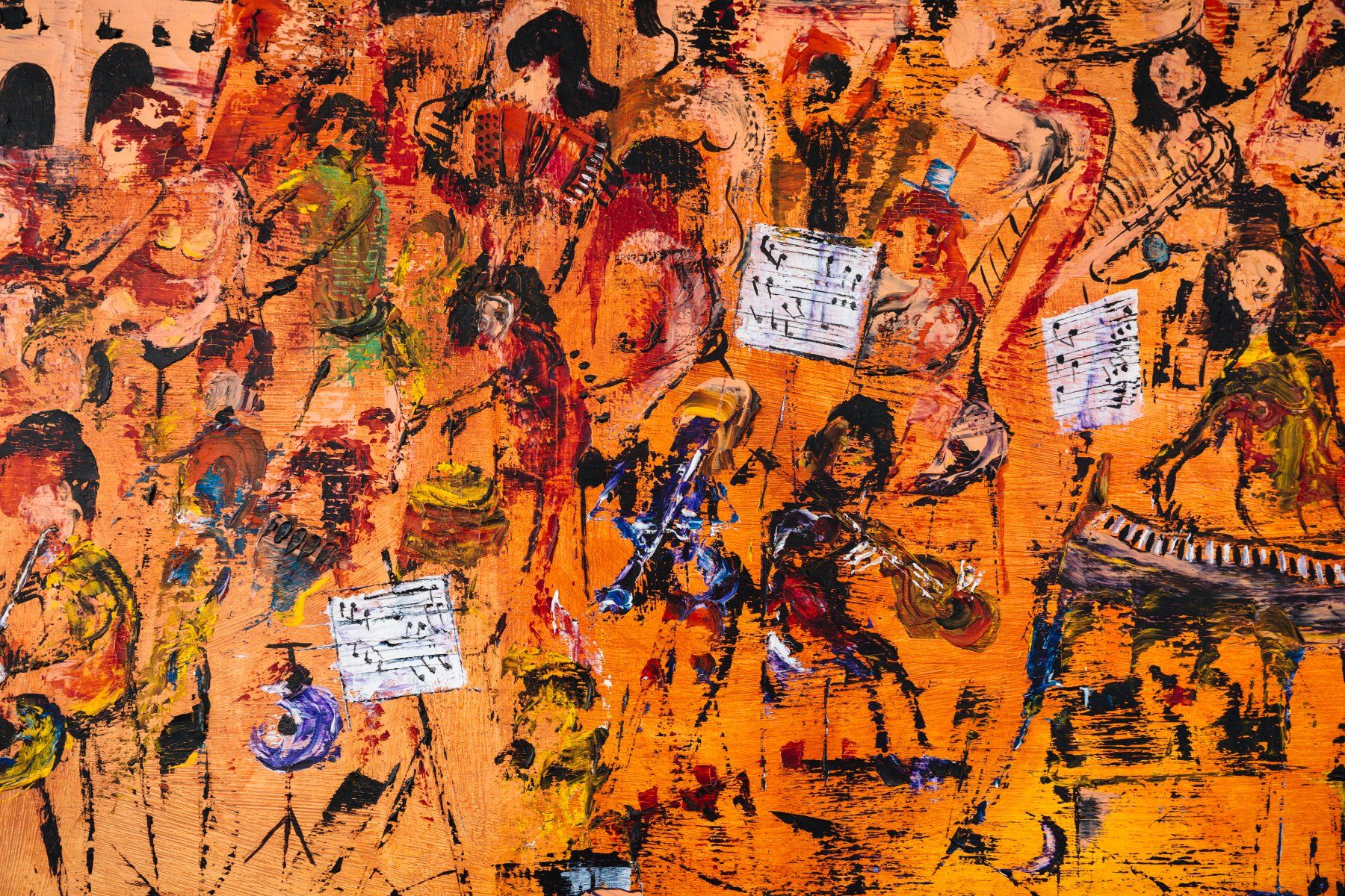 Dipinti: Jazz Ascona von Elvezio Soldini, 1990 – Usato da Gordola venduto da parided 2