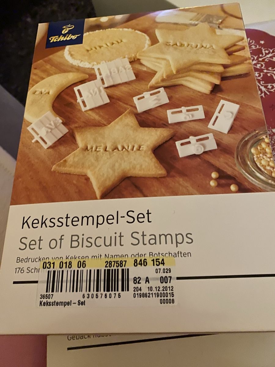Tchibo Moules à gâteaux: Keksstempelset , NEU – Neuf avec emballage d'origine à Obbürgen par bugi6868 1