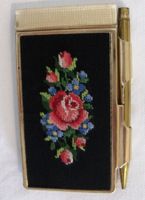 Notizbuch Vintage, Messing filigrane Stickerei
