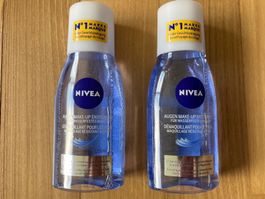 2 Nivea Augen Make-up Entferner wasserfest, je 125ml, Neu!