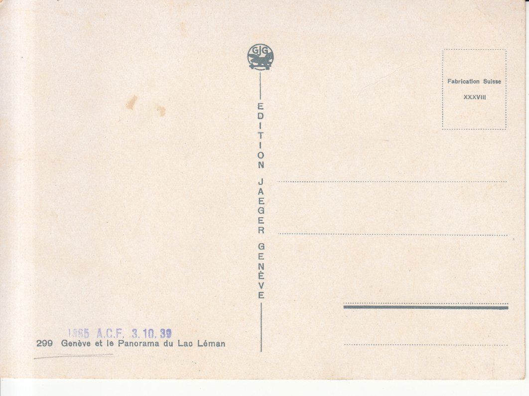 Cartoline postali: Lac Lemon ca. 1945 – Usato da Bürglen TG venduto da StampGraf 1