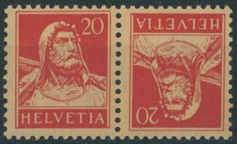 1933 - Kehrdrucke - Tellbrustbild - postfrisch **