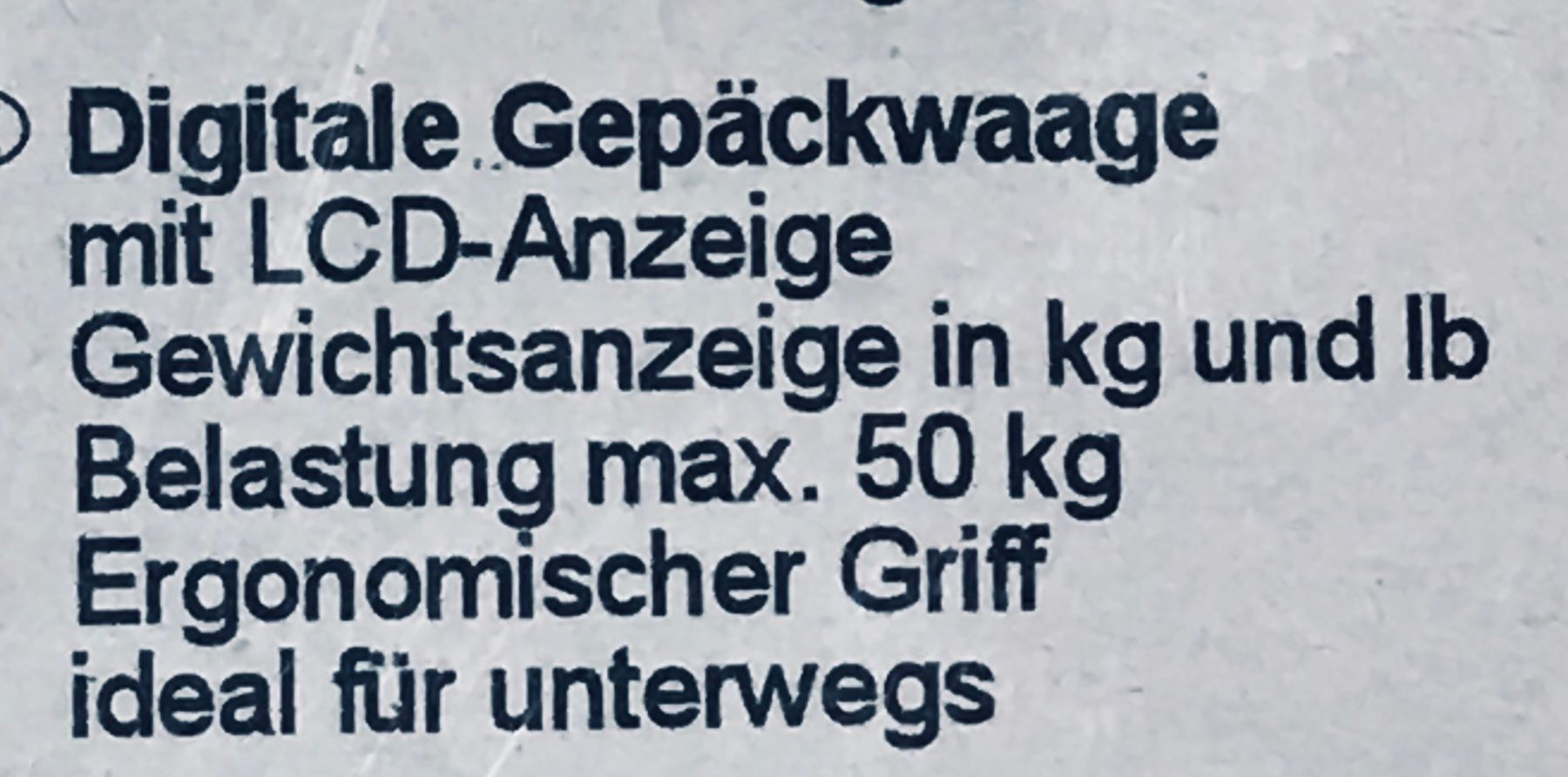 Bilance e pesi: Digitale Gepäckwaage – Nuovo e nell'imballaggio originale da Frauenfeld venduto da berk39 2