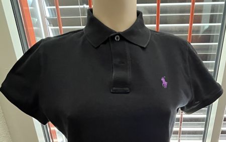 Ralph Lauren Poloshirt, Grösse L, schwarz