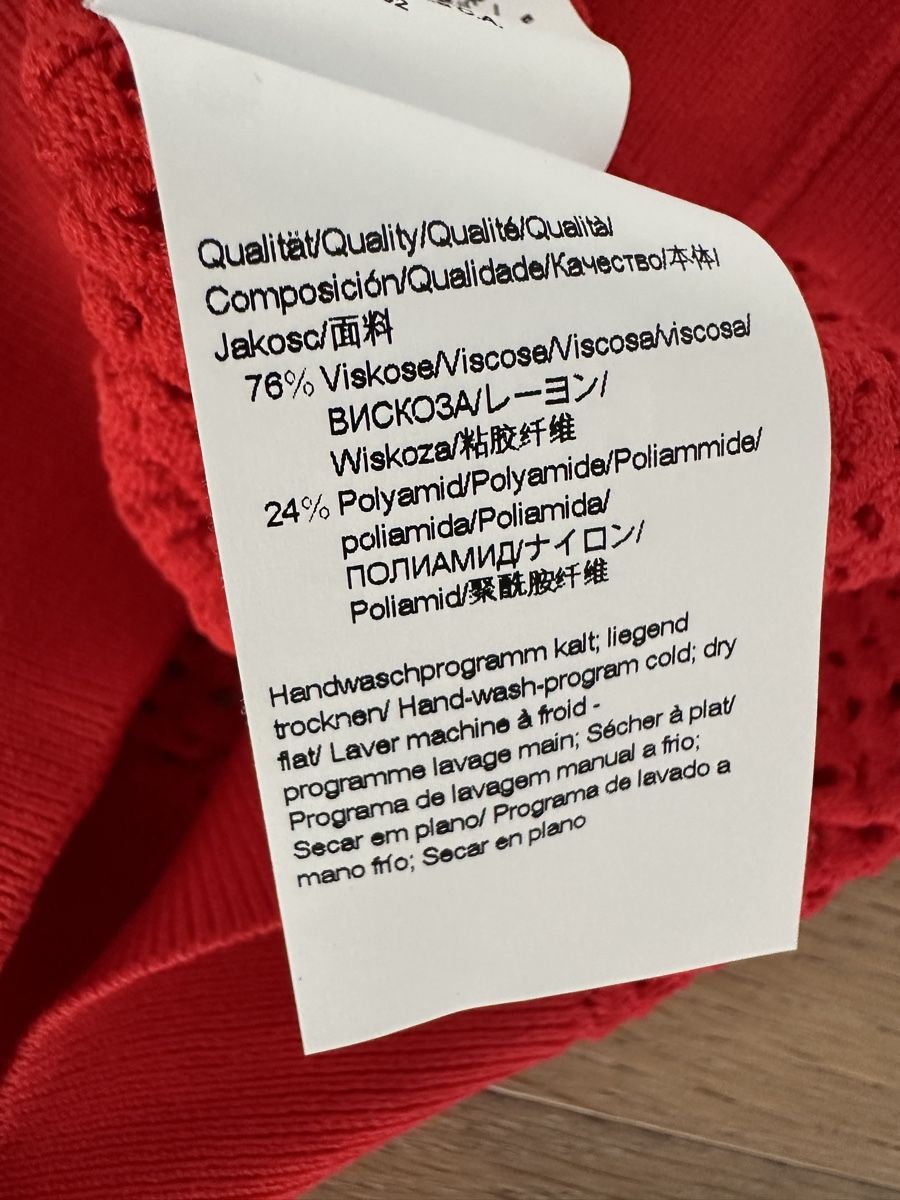 Hugo Boss Top: Boss Top, gestrickt , rot Größe M – Nuovo (secondo la descrizione) da Speicher venduto da pat_ddn8 4