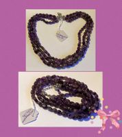 SALE KETTE EDELSTEINKETTE STEINKETTE ECHTER AMETHYST 499 Cts