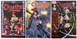 CHASTITY BAD GIRL SLAYER OF VAMPIRE 3 HORROR #1 1998-00