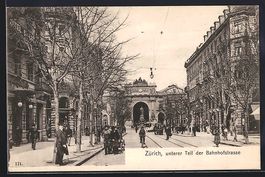 Zürich, Unterer Teil der Bahnhofstrasse