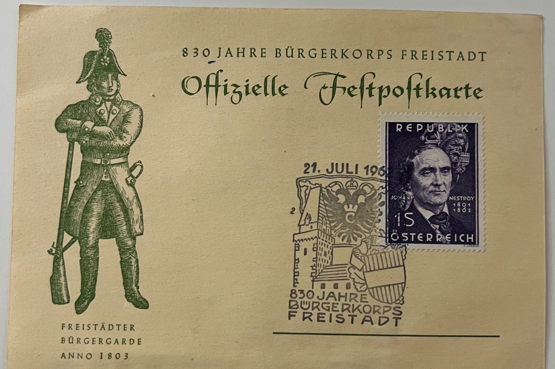 Tutti i francobolli: Österreich Bürgerkorps 1962 – Usato da Rotkreuz venduto da Parcore