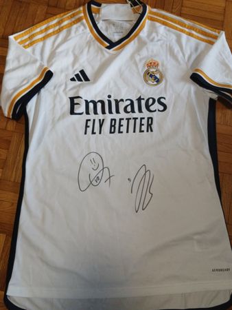 🔥SIGNED VINI & BELLINGHAM REAL MADRID CHAMPIONS ADIDAS🔥