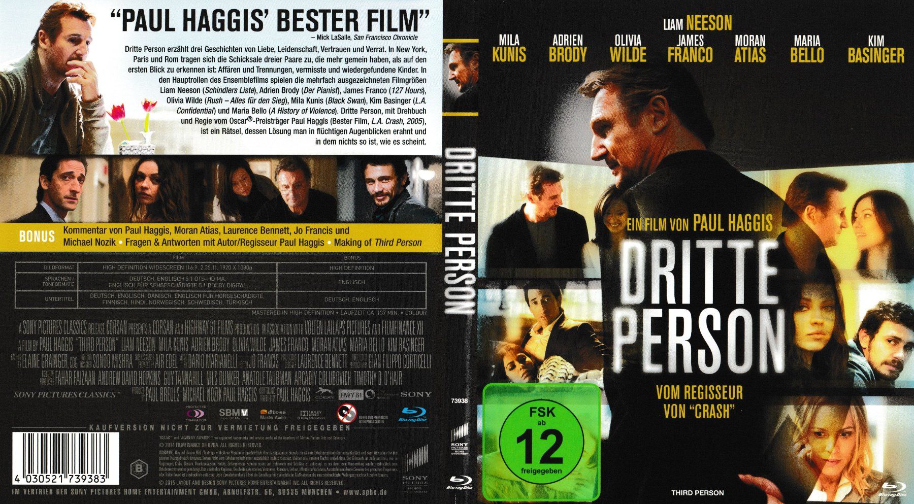 Tutti i DVDs: Blu-Ray - Dritte Person – Usato da Langnau am Albis venduto da MediaRescuerKeLoX